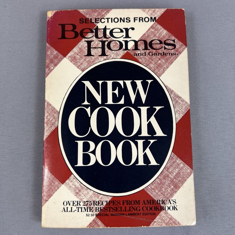 Better Homes and Gardens New Cook Book 1981 Paperback Vintage Recipe Book